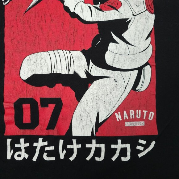 Naruto Shippuden Collection Graphic T Shirt READ Mens 2XL Crew Neck Short Sleeve - Picture 11 of 16